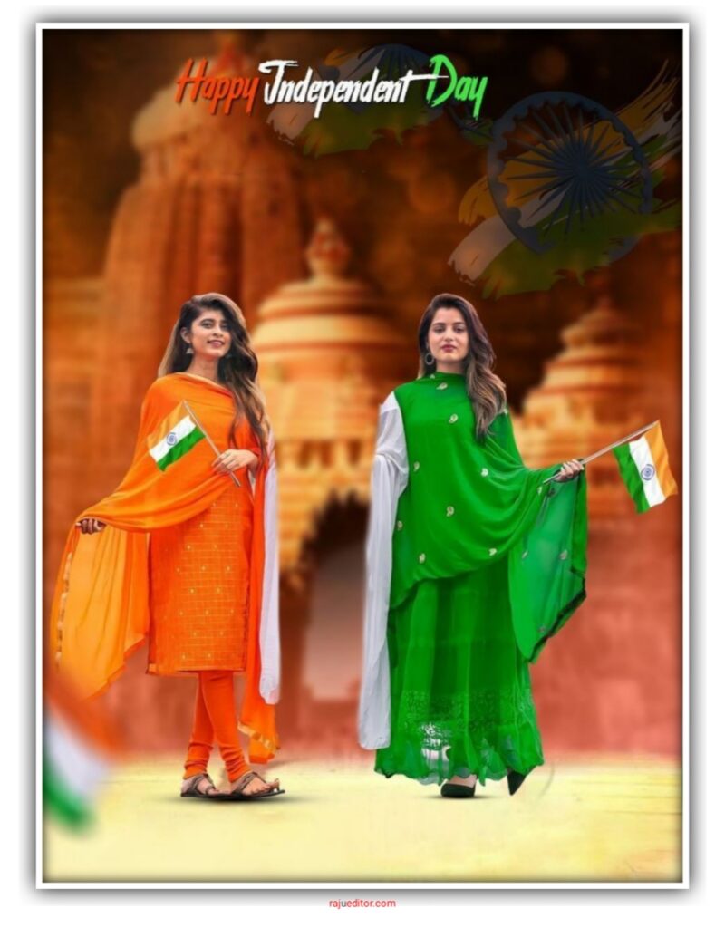 Cute Girl 15 August Independence Day Dp For Whatsapp