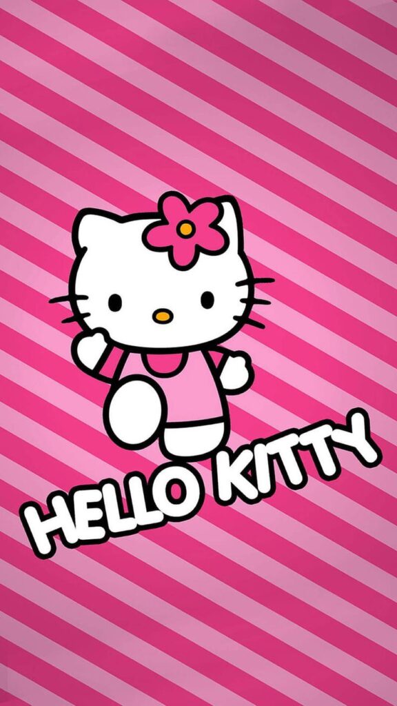Hello Kitty Image And Text 4k Hd