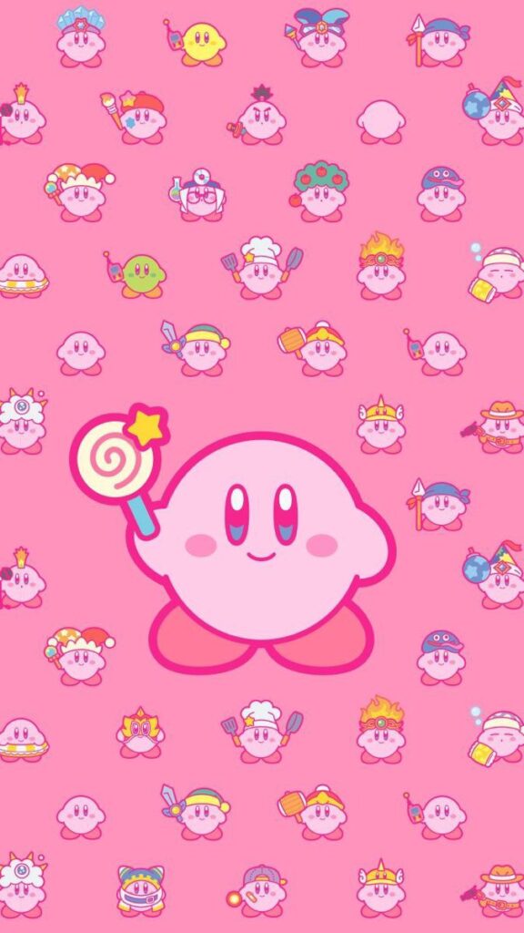 Kirby Christmas Wallpaper