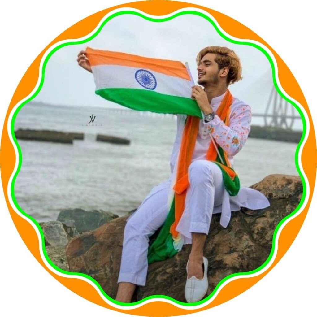 Independence Day Trianga Boy Dp For Whatsapp, Facebook, Instagram