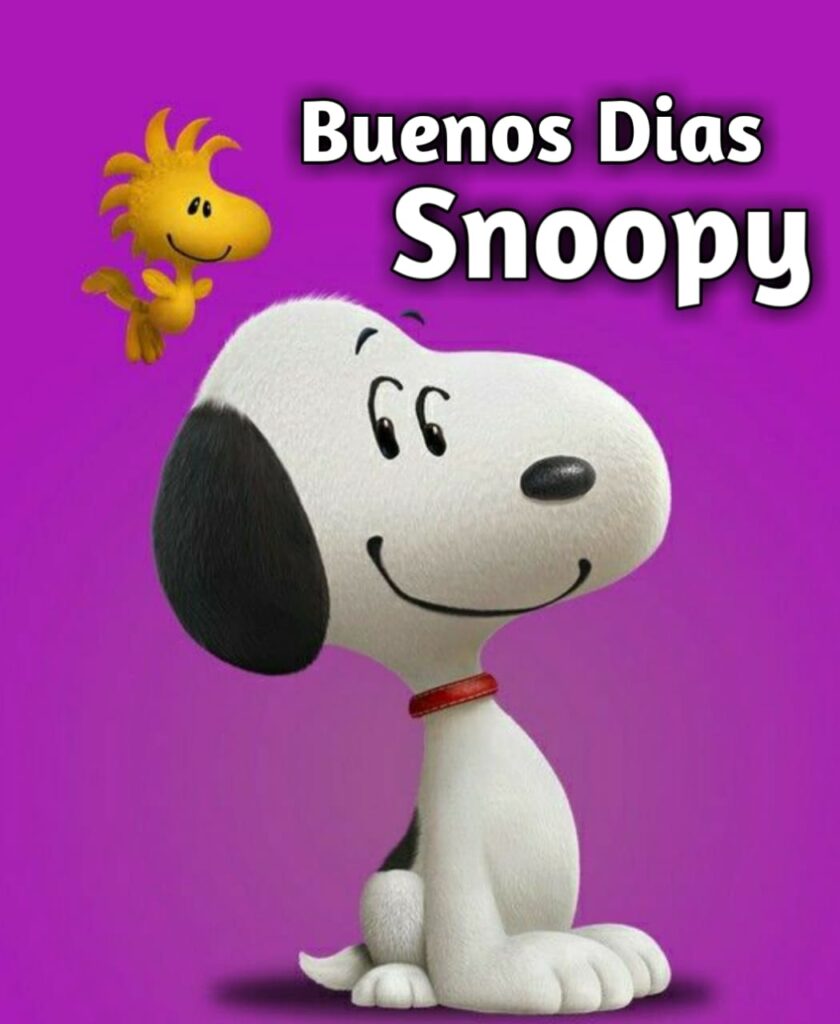 Buenos Dias Lunes Snoopy