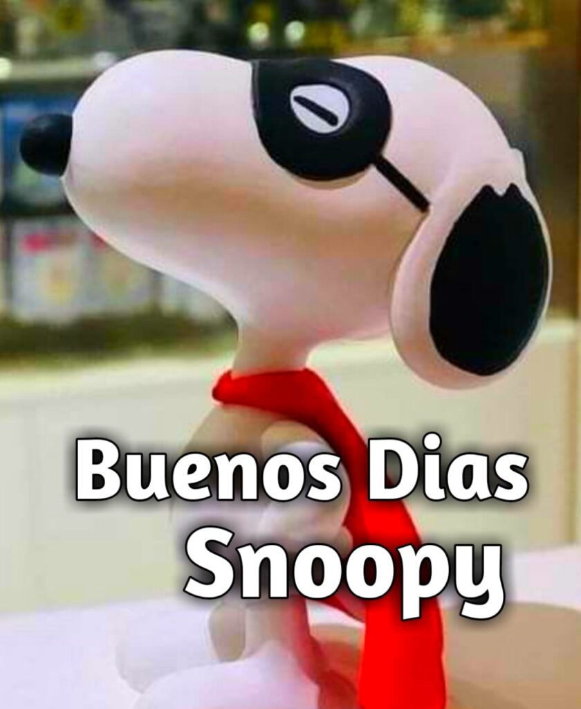 Buenos Dias Snoopy Gif