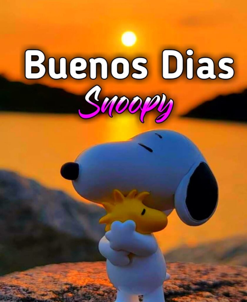 Buenos Dias Snoopy Miercoles