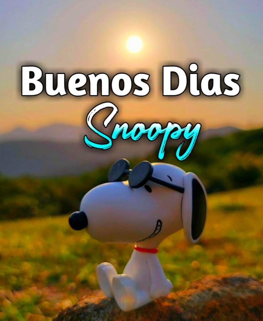 Frases Buenos Dias Snoopy