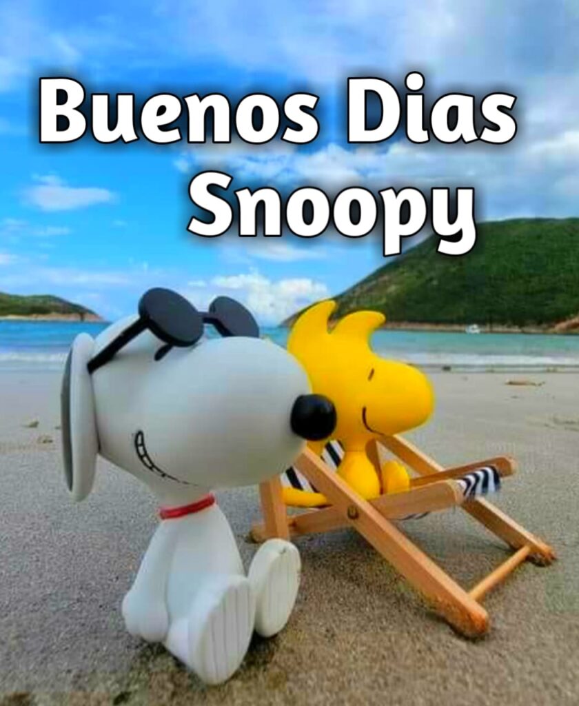 Martes Buenos Dias Snoopy