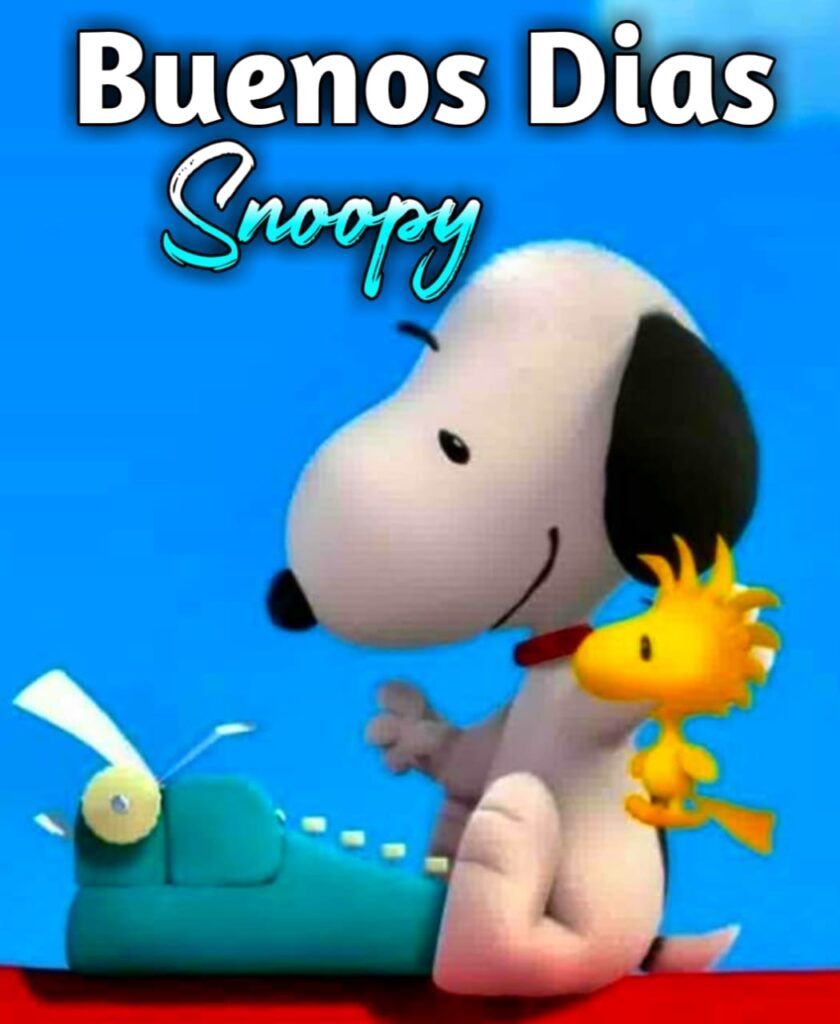 Snoopy Buen Dia, Buen Dia Miercoles Snoopy