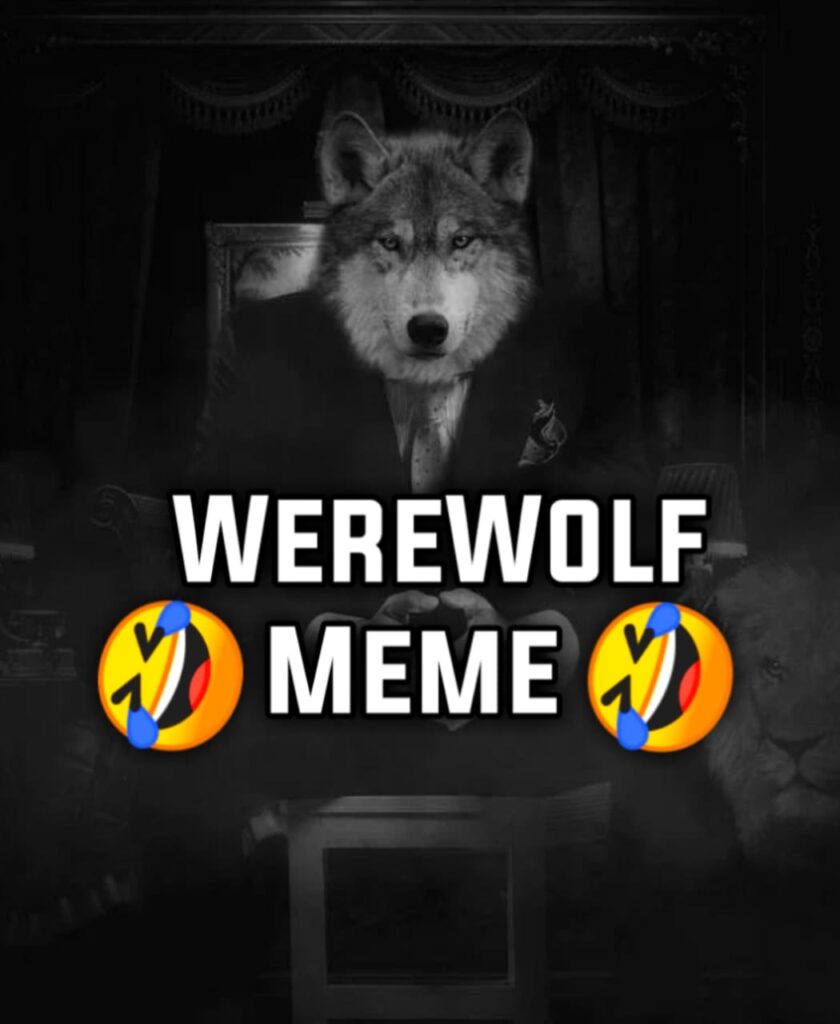 Werewolf Looking In Mirror Meme