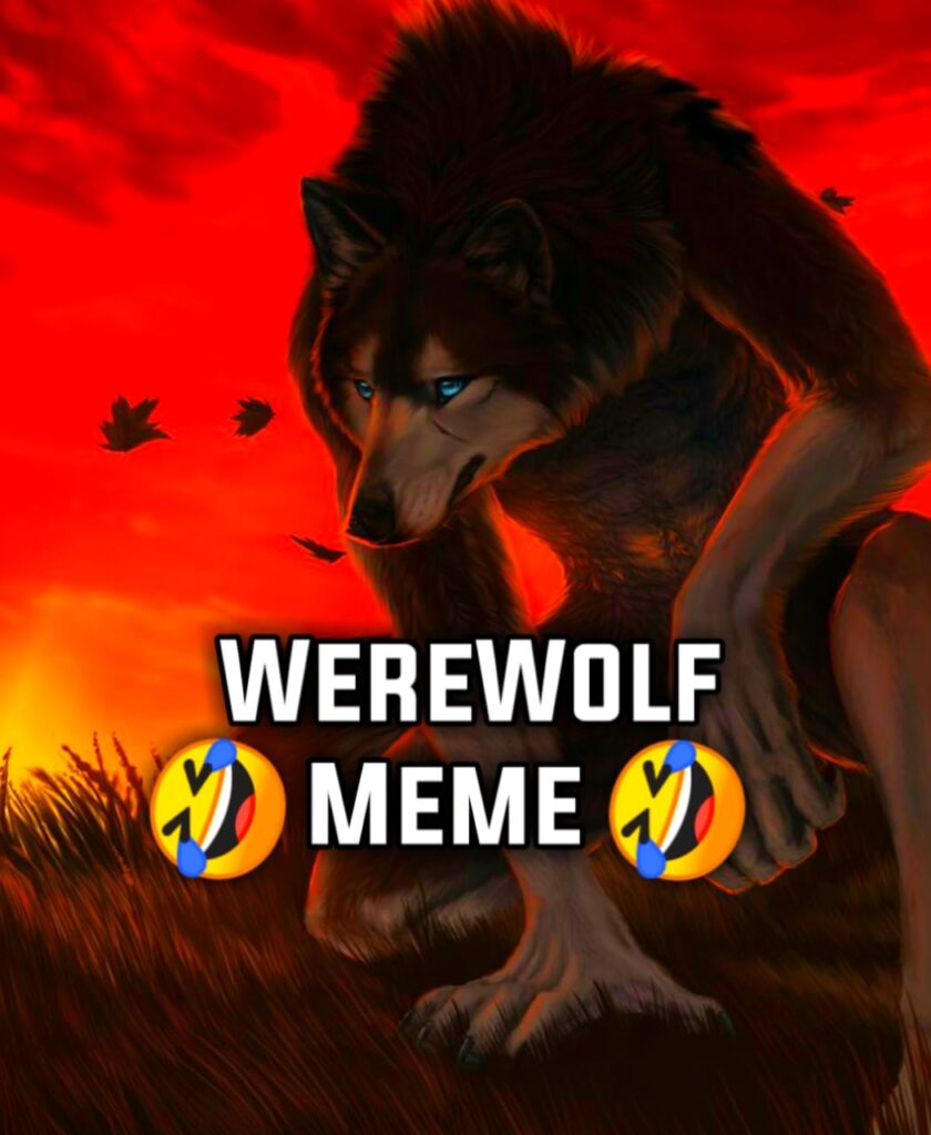 Werewolf Ripping Shirt Meme