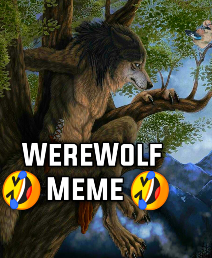 Werewolf Screaming Meme