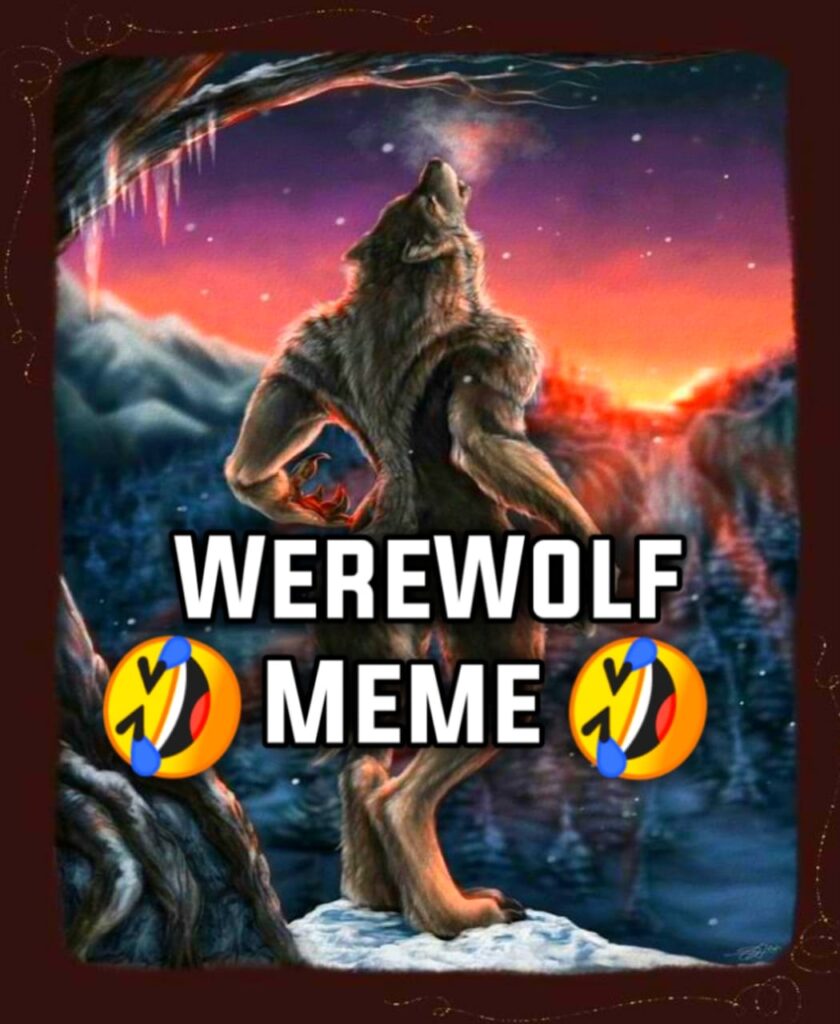 Werewolf Sitting Meme