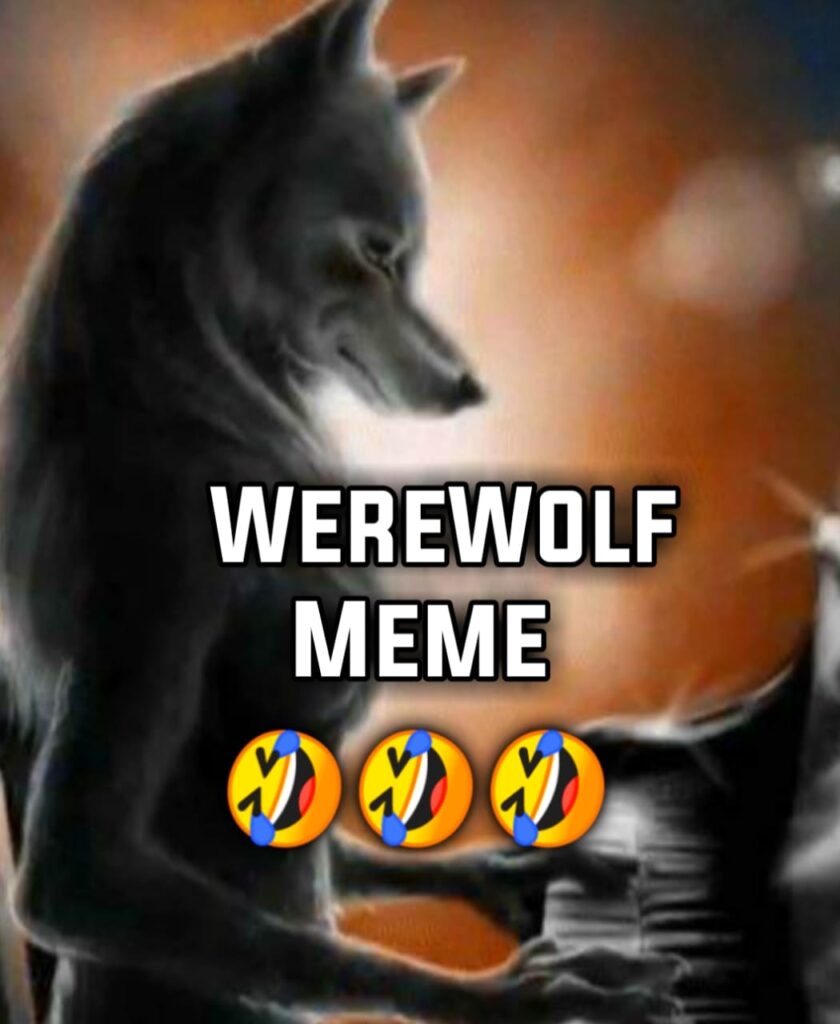Werewolf Tearing Shirt Meme