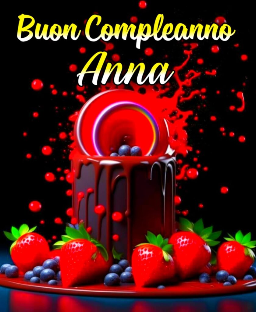 Auguri Anna Buon Compleanno