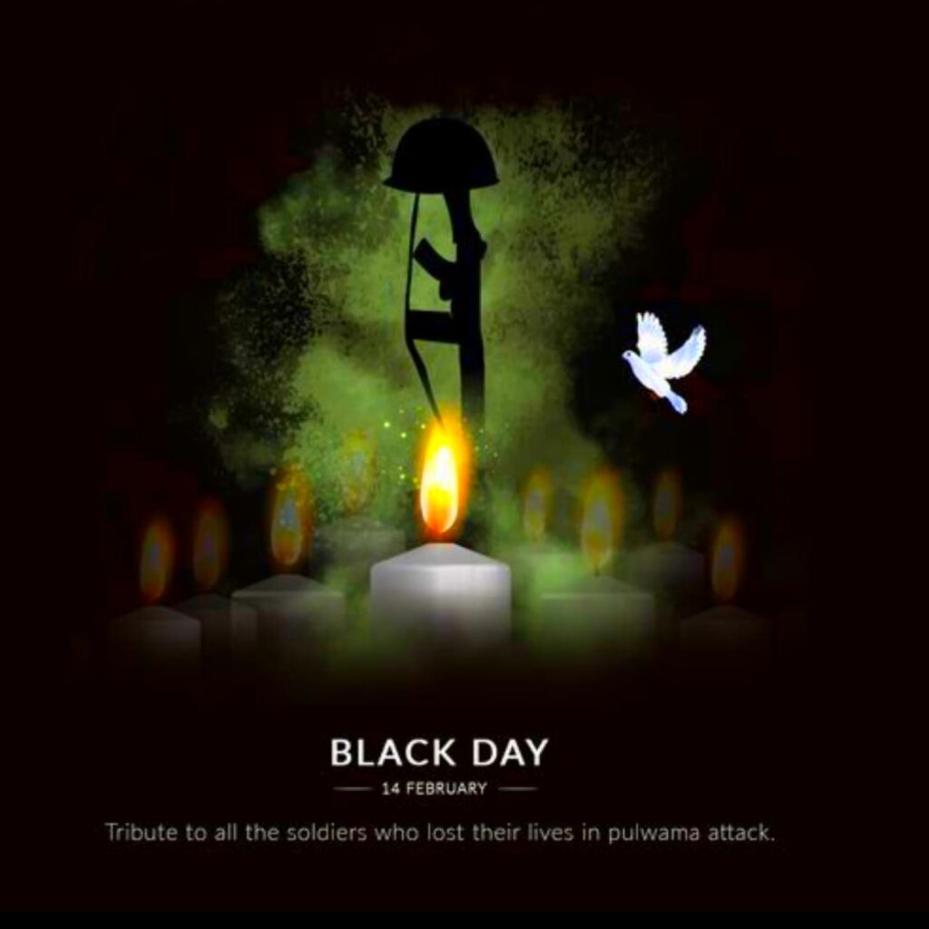 Black Day Pulwama Attack Images For Whatsapp Dp Download
