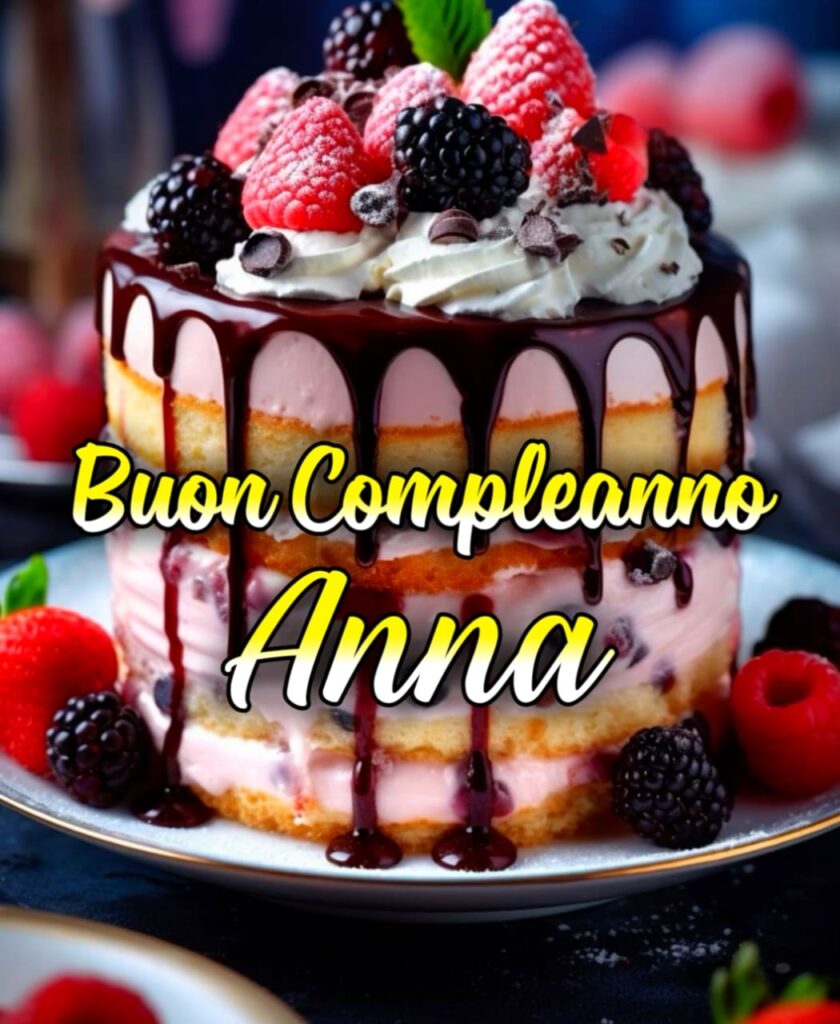 Buon Compleanno Anna Con Fiori