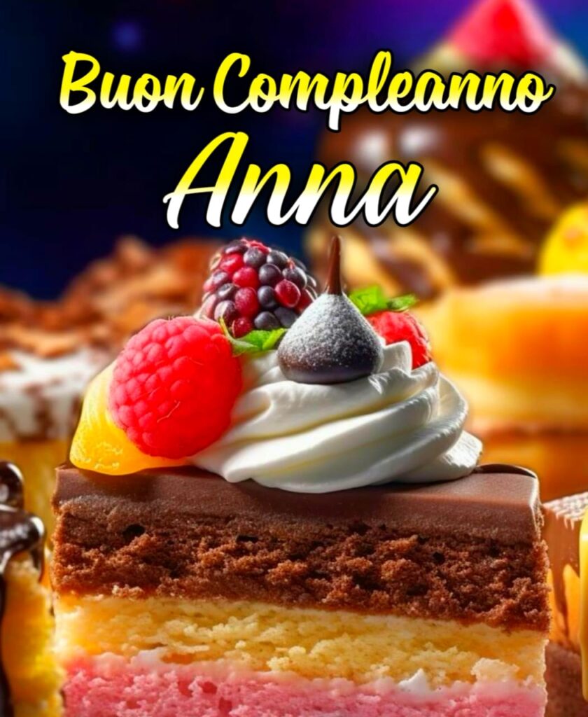 Buon Compleanno Con Nome Anna