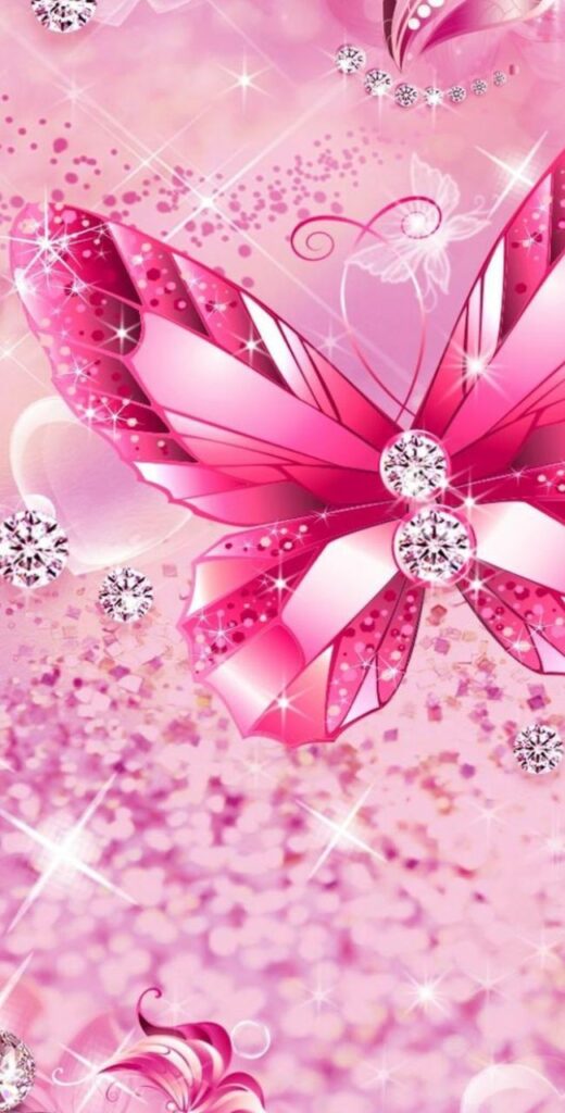 Pink Butterfly Wallpaper Hd