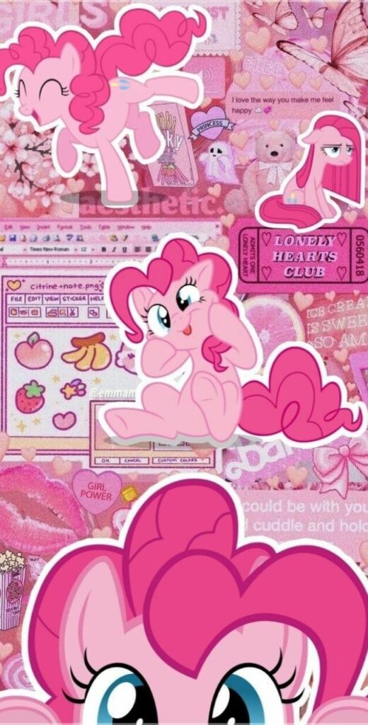 Pink Hearts, Heart Aesthetic Wallpaper