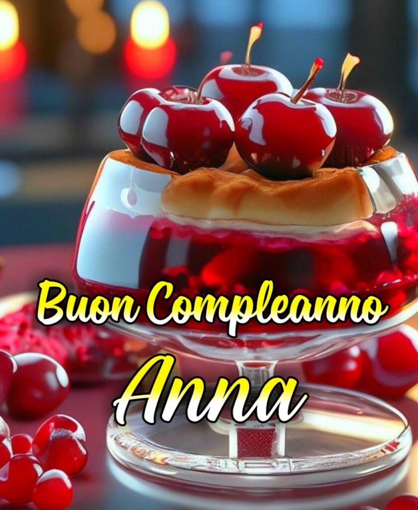 Spiritoso Buon Compleanno Anna