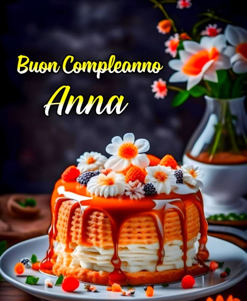Torta Auguri Buon Compleanno Anna